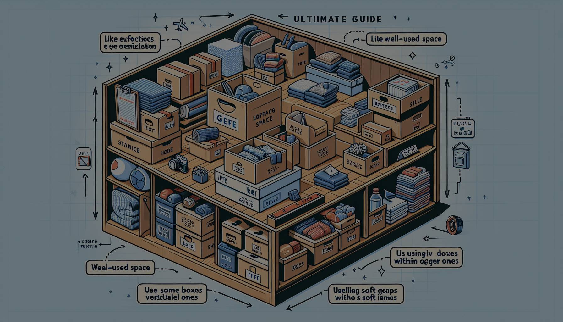 Organisez votre espace efficacement : le guide ultime pour un emballage parfait en box de stockage