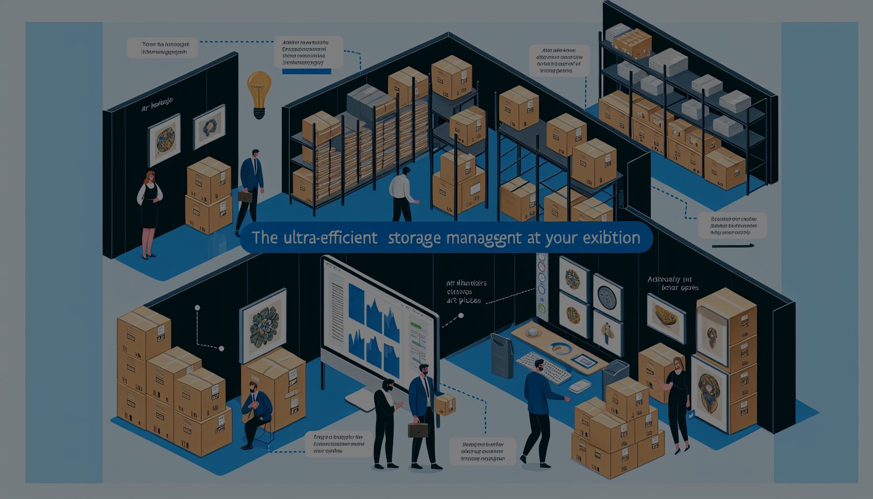 les secrets pour une gestion ultra efficace du stockage lors de vos expositions