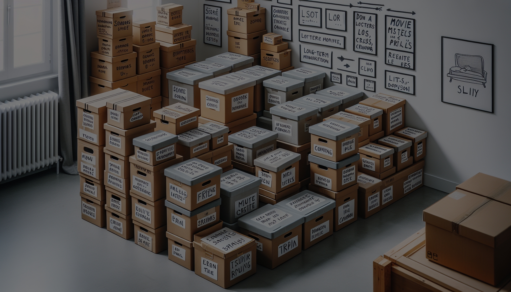Ne ratez plus jamais une miette : optimiser votre stockage pour un déménagement à long terme